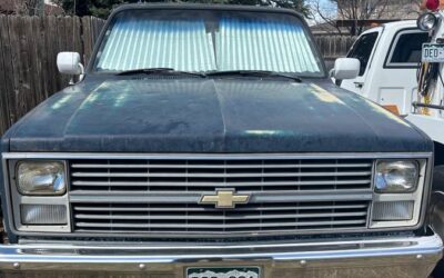 Chevrolet K10 4x4  1985 blue
