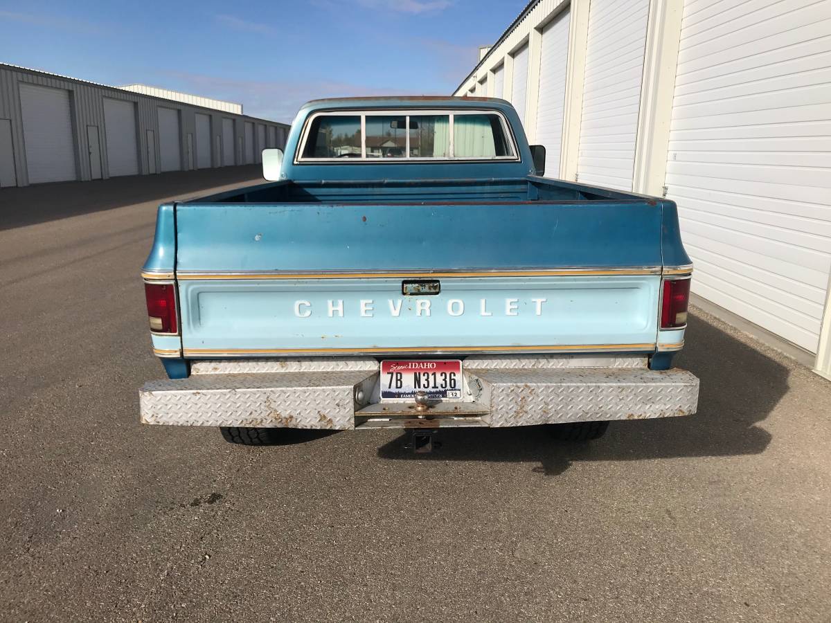 Chevrolet K20  1977 blue