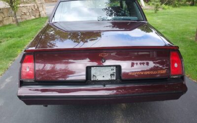 Chevrolet Monte carlo ss  1985 red