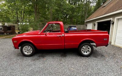 Chevrolet S-10 pickup  1968 red