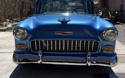 Chevrolet Sedan  1955 blue