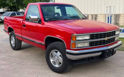 Chevrolet Silverado 1500  1993 red