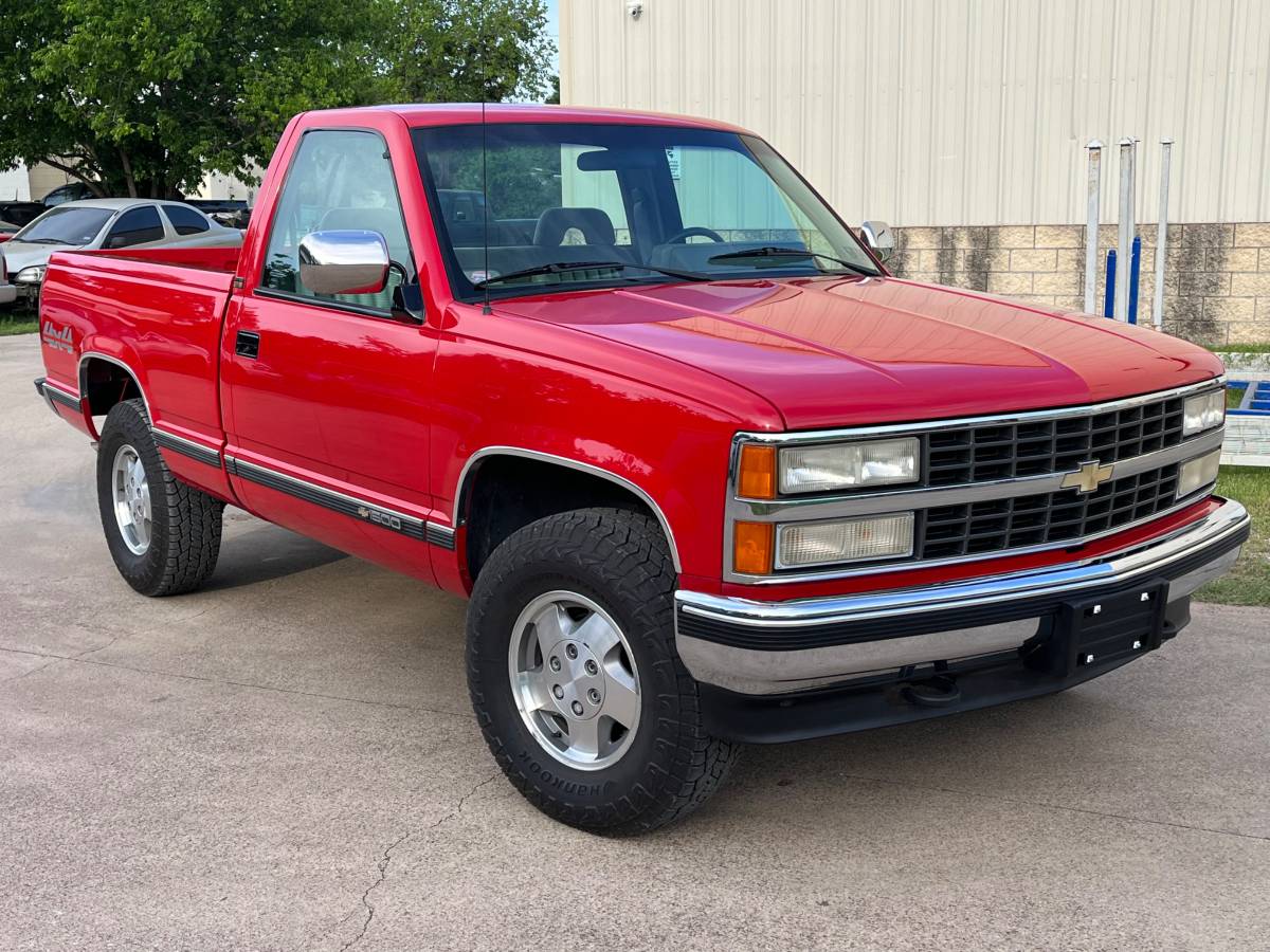 Chevrolet-Silverado-1500-1993-red
