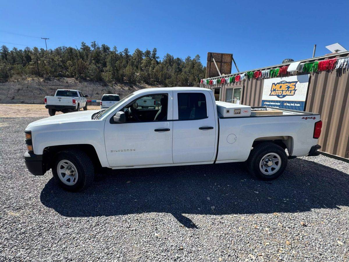 Chevrolet-Silverado-1500-double-cab-2014-white-1