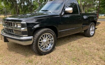 Chevrolet-Silverado-1500-step-side-1990-black-1
