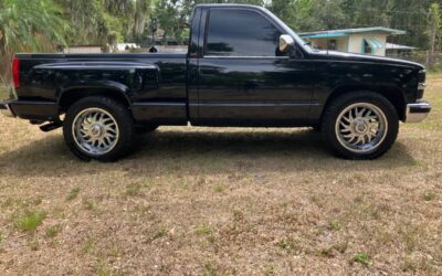 Chevrolet Silverado 1500 step side  1990 black