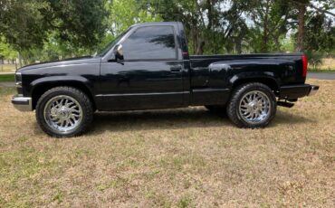 Chevrolet-Silverado-1500-step-side-1990-black-6