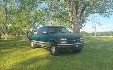 Chevrolet-Silverado-1500-z71-1993-green-1