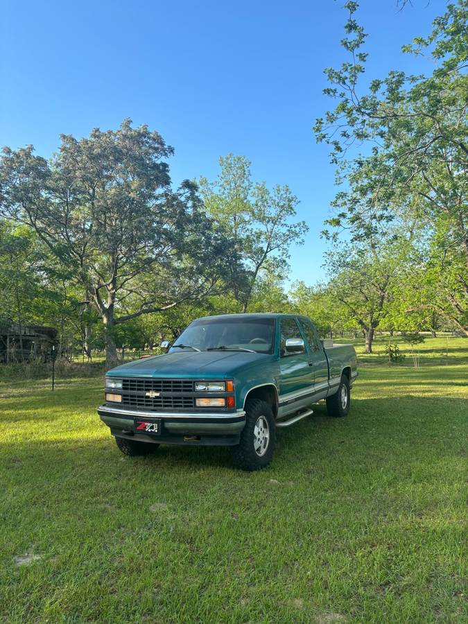Chevrolet-Silverado-1500-z71-1993-green