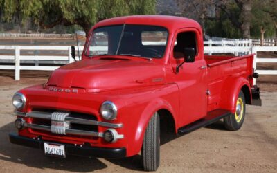Dodge B3 pickup  1951 red