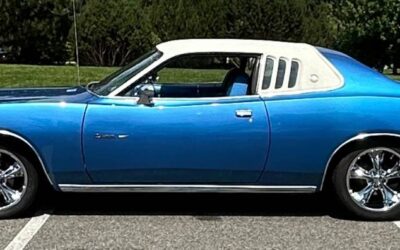 Dodge Charger  1974 blue