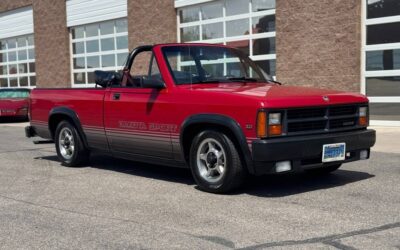 Dodge Dakota  1989 red