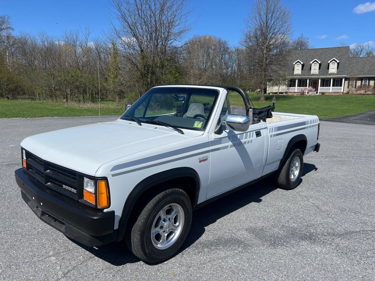 Dodge-Dakota-convertible-1990-white