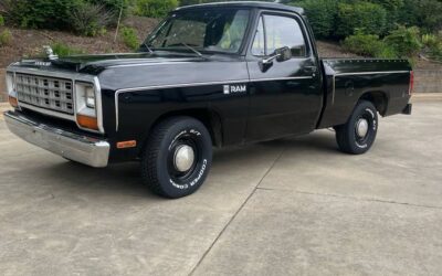 Dodge Ram d150  1981 black