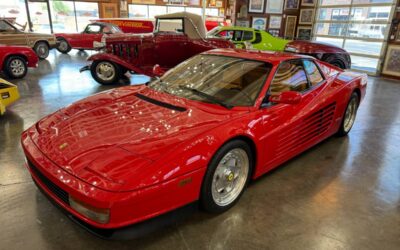 Ferrari Testarossa  1990 red