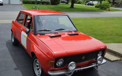 Fiat Abarth 128  1974 red