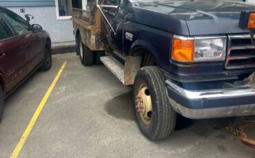 Ford-350-diesel-1991-blue-1