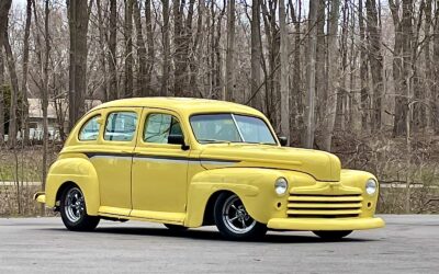 Ford 4 Door Sedan Fordor 1947 Custom Steel Body Hot Rod