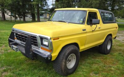 Ford Bronco  1978 yellow