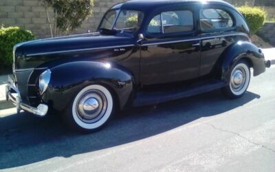 Ford Delux sedan  1940 black