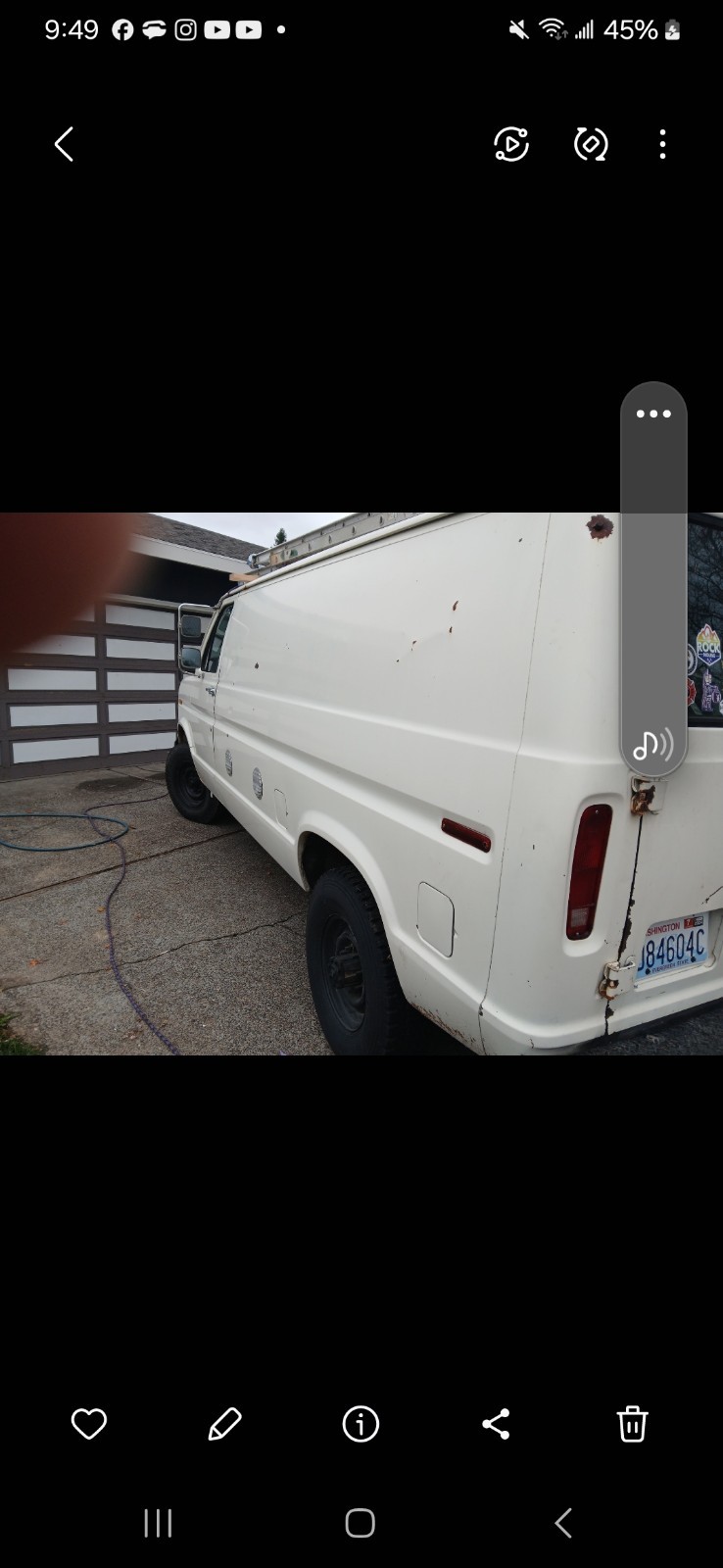 Ford E-Series Van 1987 Cargo Van