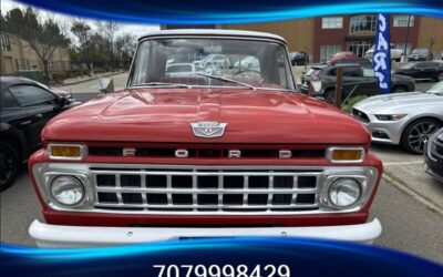 Ford F-100  1965 red