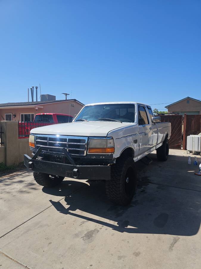 Ford-F-250-diesel-1995-white-7