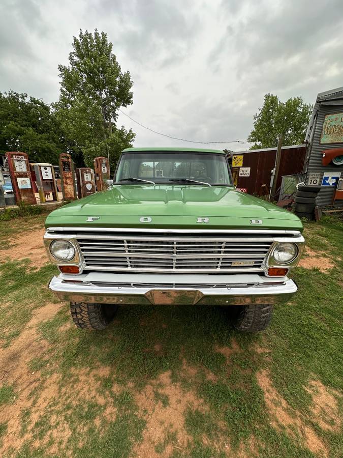 Ford-F-350-diesel-1972-green-10