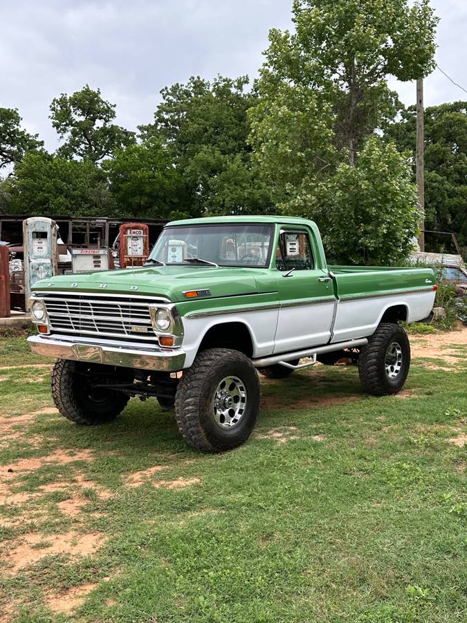 Ford-F-350-diesel-1972-green-19
