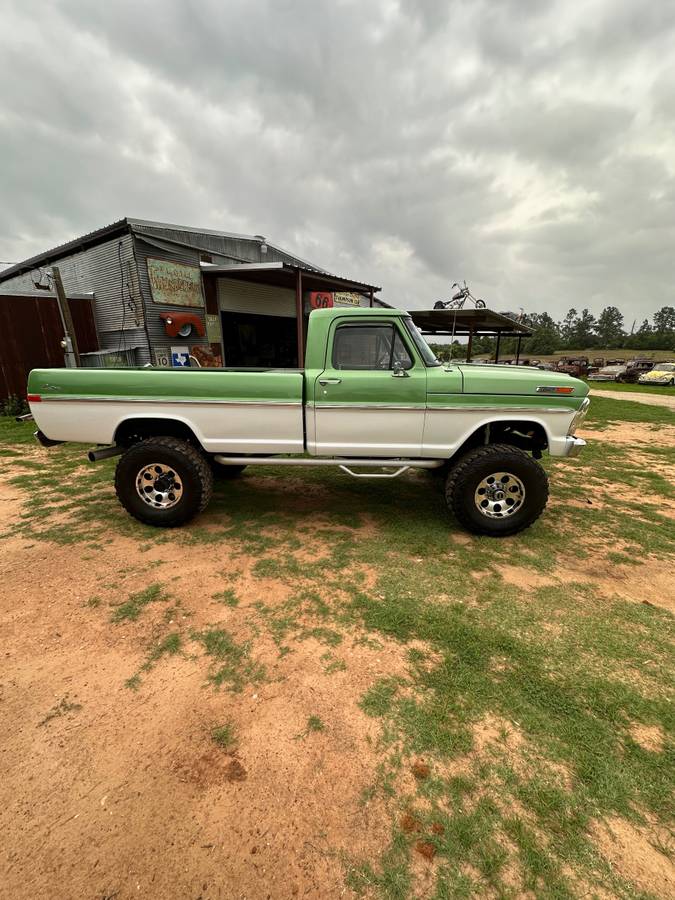 Ford-F-350-diesel-1972-green-9