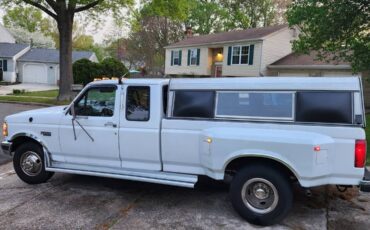 Ford-F-350-dually-7.3l-idi-turbo-diesel-1993-white