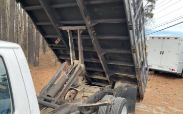 Ford-F-350-dump-truck-5-speed-diesel-1995-white-13