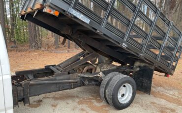 Ford-F-350-dump-truck-5-speed-diesel-1995-white-17