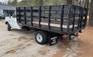Ford-F-350-dump-truck-5-speed-diesel-1995-white-7