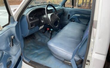 Ford-F-350-dump-truck-5-speed-diesel-1995-white-8