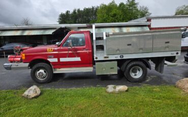 Ford-F-350-super-duty-1989-red