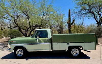 Ford F100  1971 green