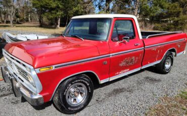 Ford-F100-ranger-1973-red-1