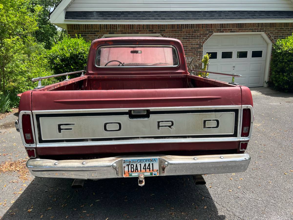 Ford-F100-ranger-xl-1972-red-5