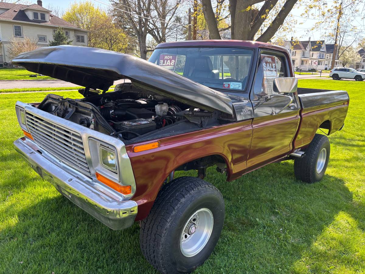 Ford F150  1979 red