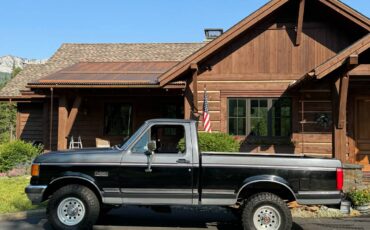 Ford-F150-lariat-xlt-1991-black-1
