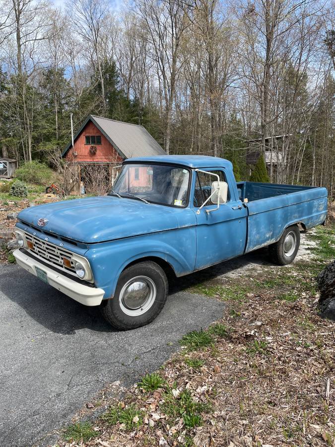 Ford F250  1966 blue