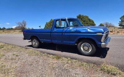 Ford F250  1977 blue
