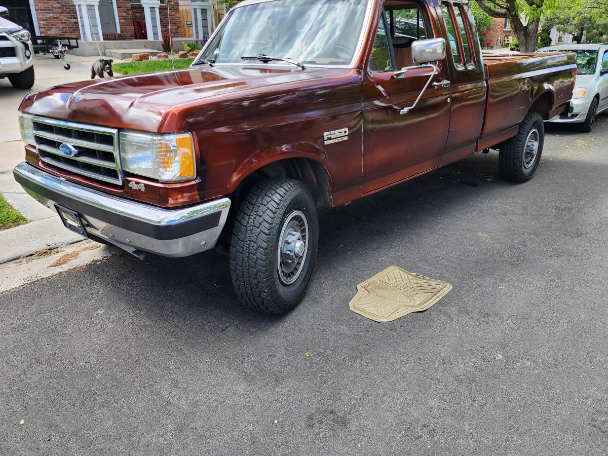 Ford-F250-4x4-1991-brown-1