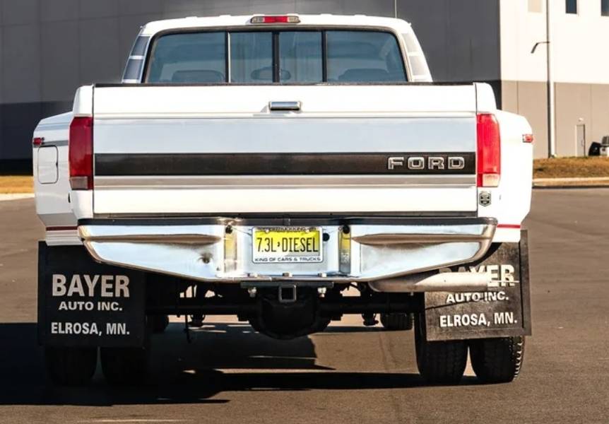 Ford-F350-4x4-diesel-1995-white-4