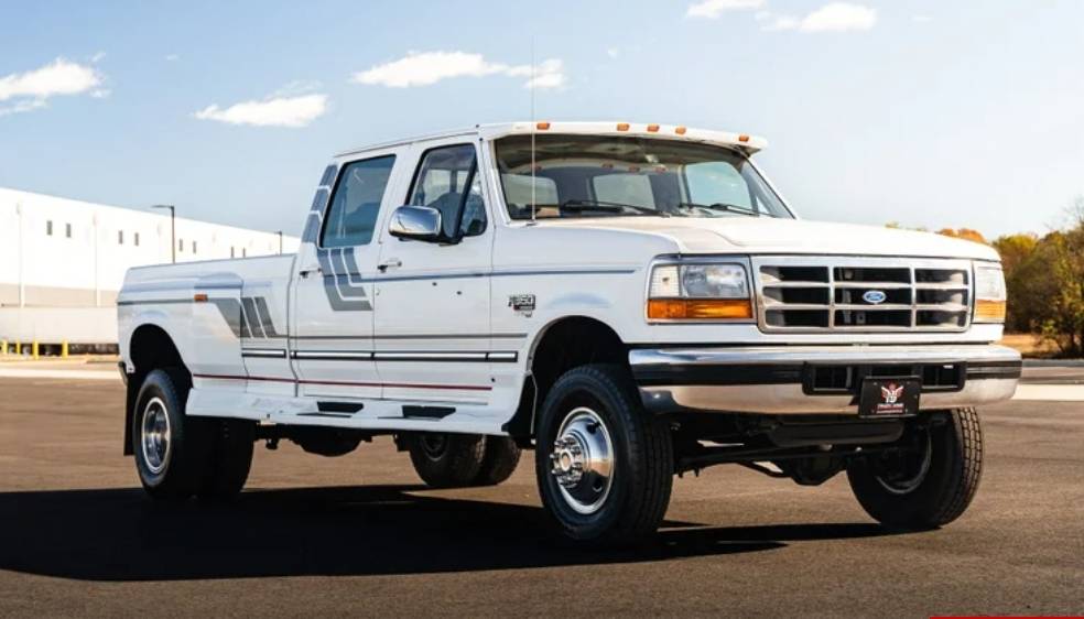 Ford-F350-4x4-diesel-1995-white-7