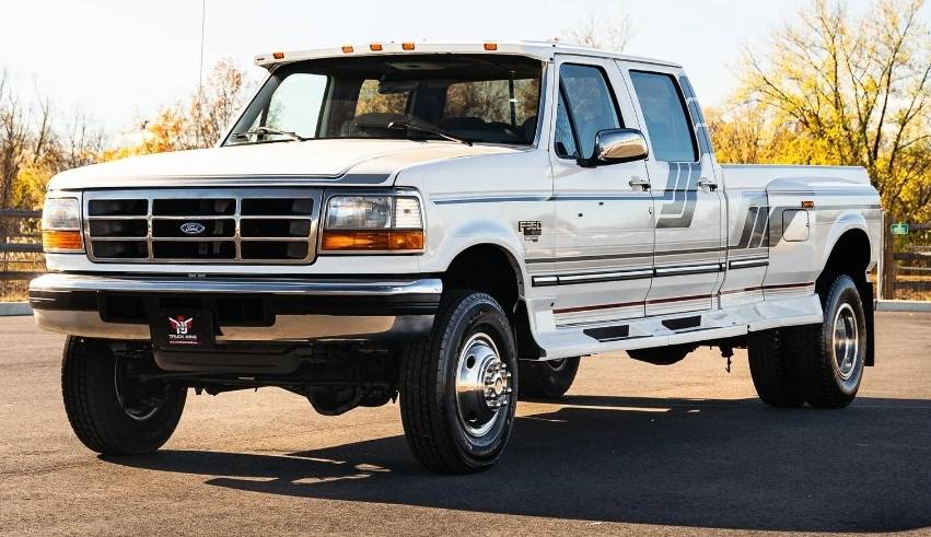 Ford-F350-4x4-diesel-1995-white-8