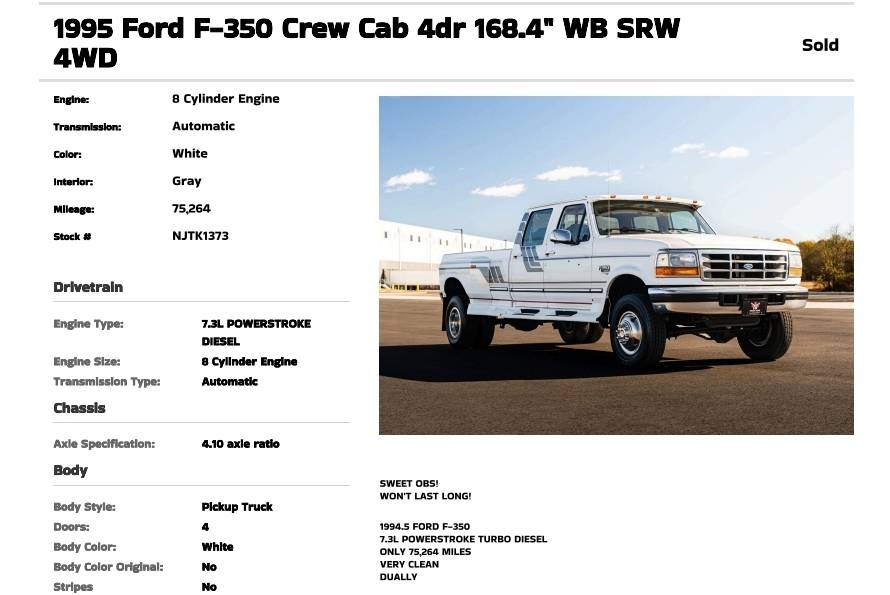 Ford-F350-4x4-diesel-1995-white