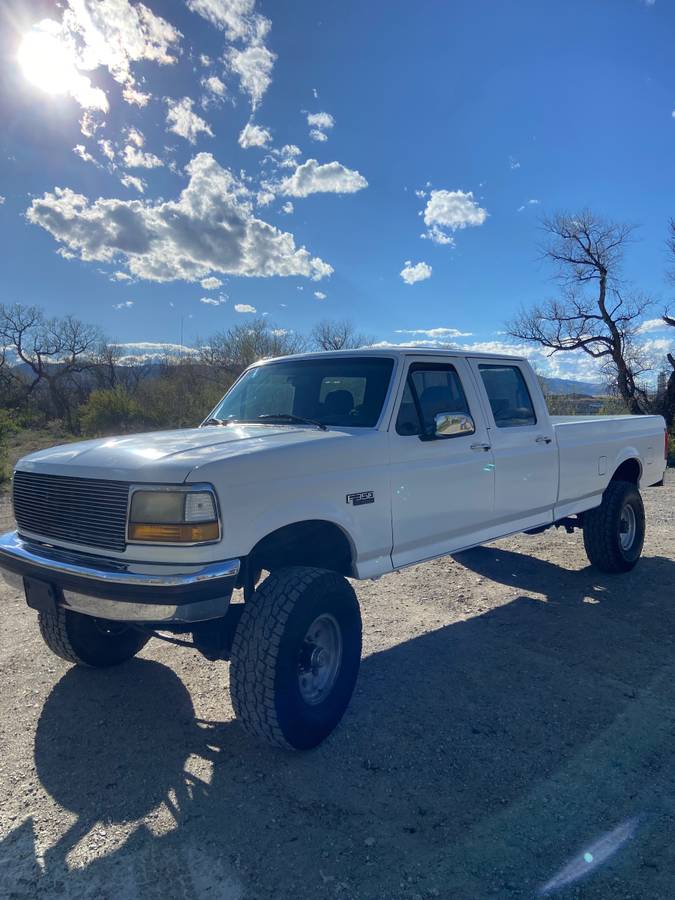 Ford-F350-xlt-1992-white-1