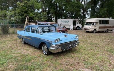 Ford Fairlane  1958 blue